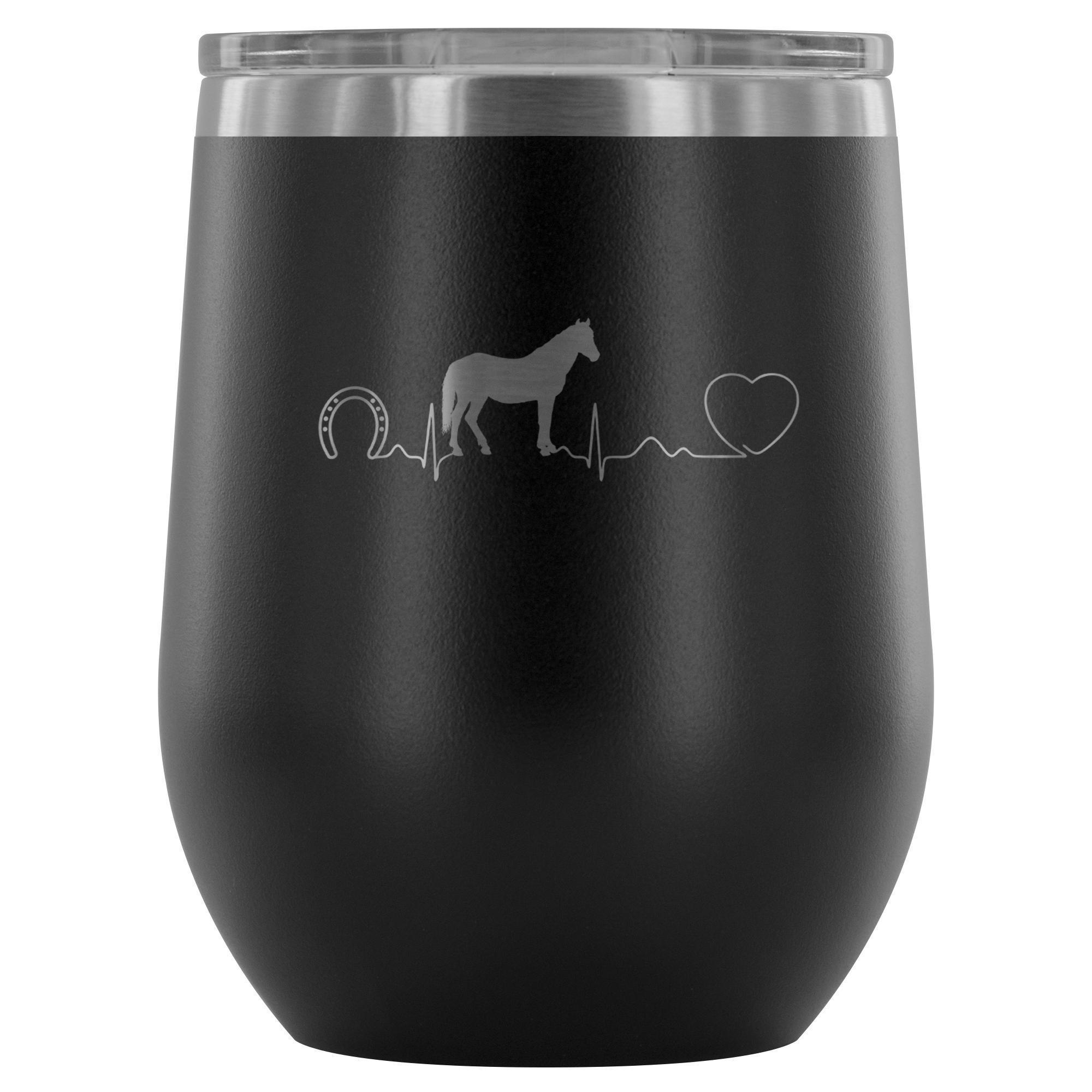 Horse pulse 12oz Wine Tumbler