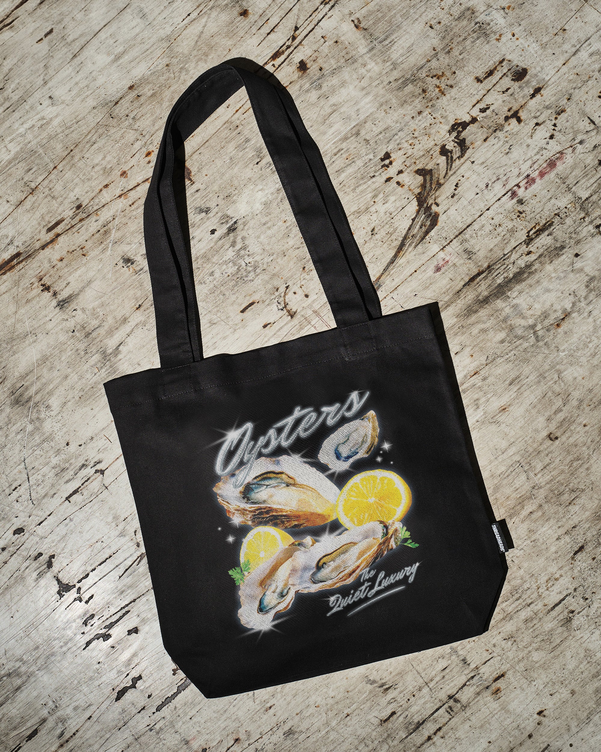 Oysters The Quiet Luxury Tote Bag 100% Cotton Canvas