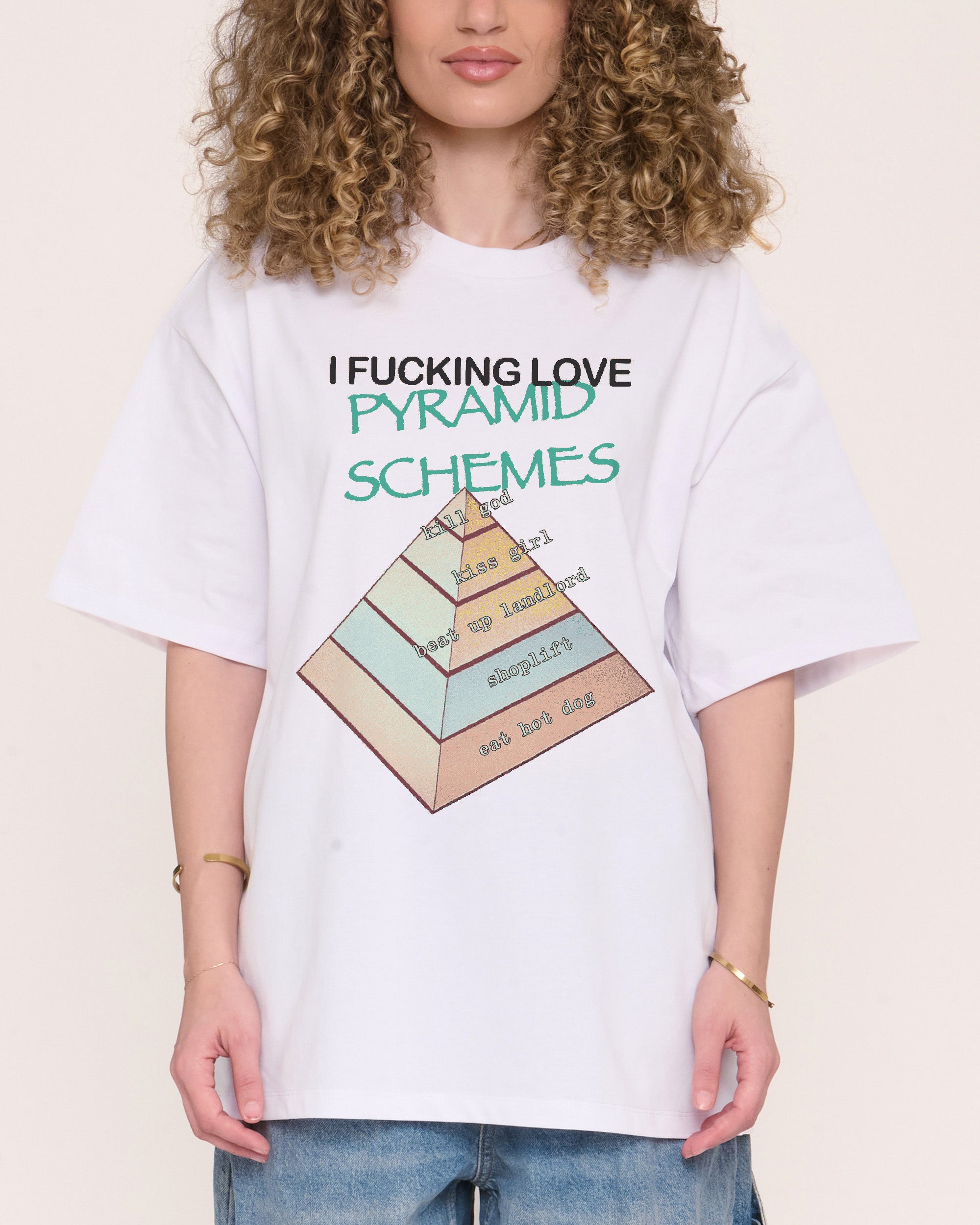 Pyramid Scheme Oversized Tee