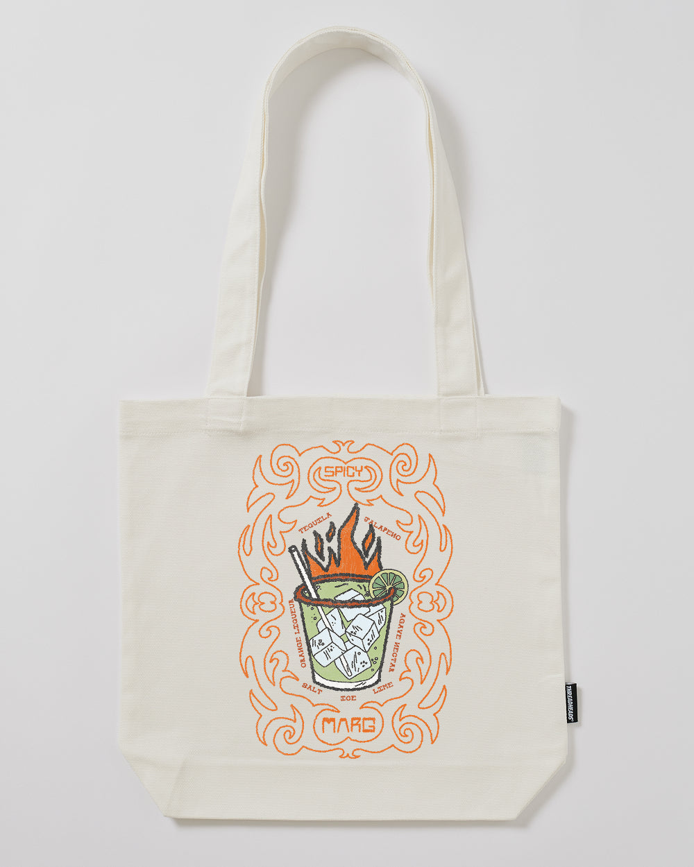Spicy Marg Tote Bag - Premium 100% Cotton Canvas with Reinforced Straps