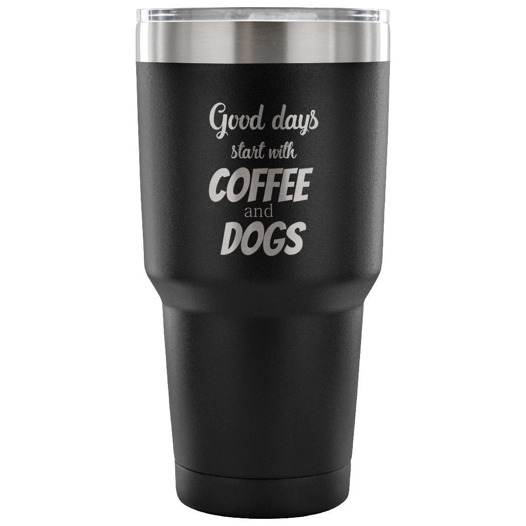 Coffee and dogs 30oz Vacuum Tumbler