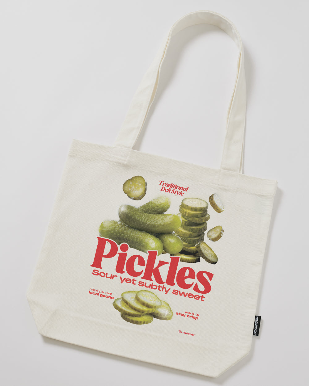 Sour Yet Sweet Pickles Tote Bag - Premium 100% Cotton Canvas